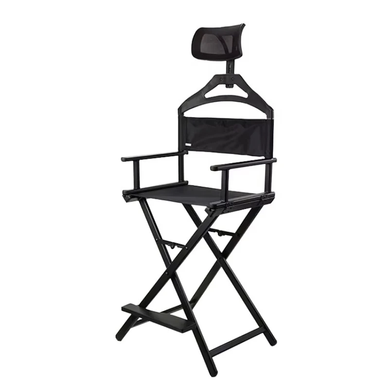 

Portable Foldable Makeup Beauty Artist Chair Indoor Outdoor Camping Director Folding Chair Metal Outdoor Furniture