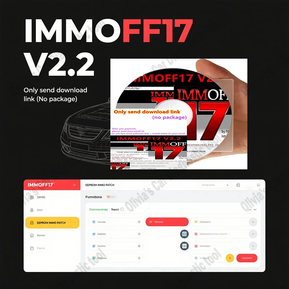 

IMMO OFF 17 IMMOFF17 Software Activate Version EDC17 MED 17 Immo Off Ecu EEPROM IMMO PATCH Checksum Correction To IMMO OFF Flash