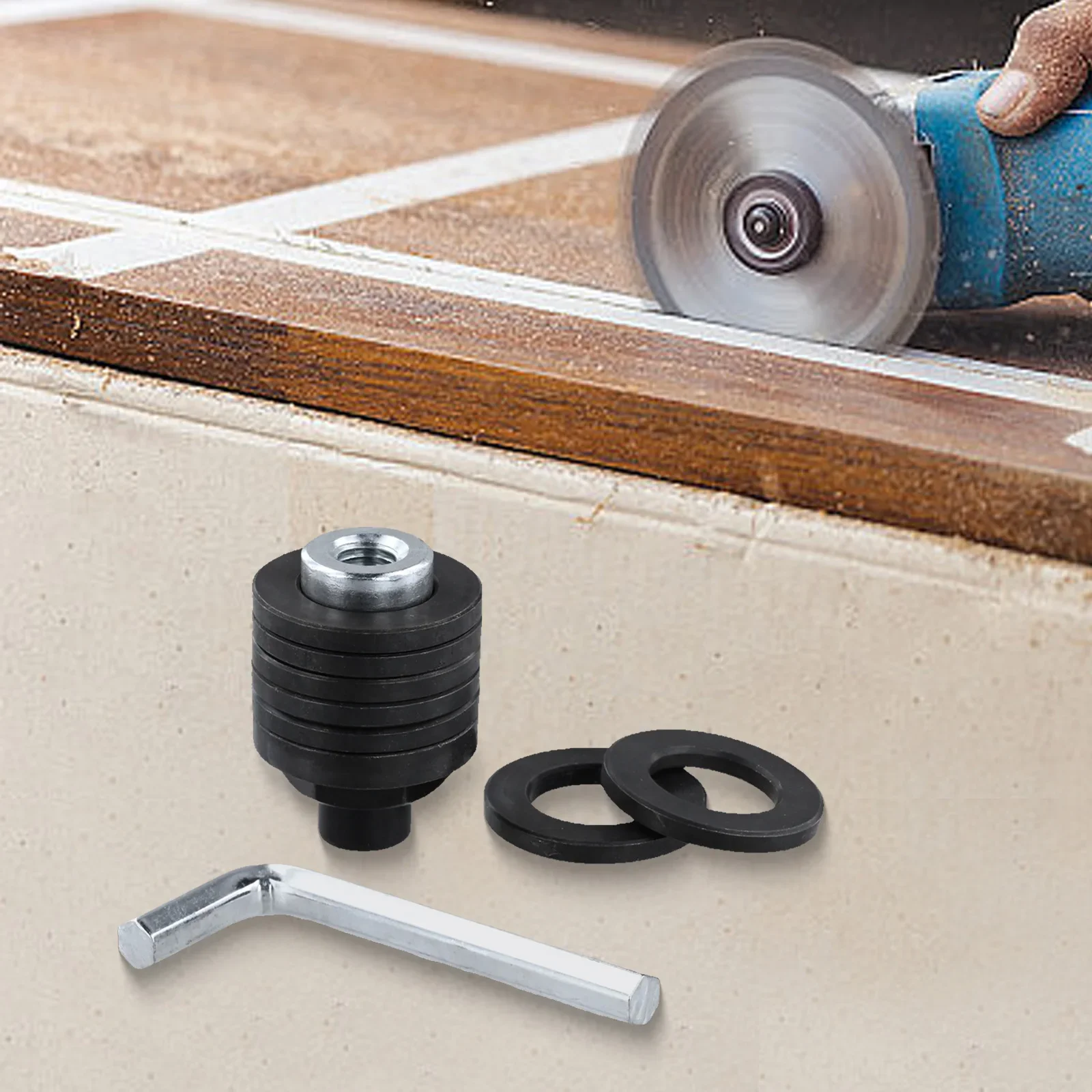 Angle Grinder Grooving Machine Adapter, interface de rosca, instalar e remover rapidamente, M Thread