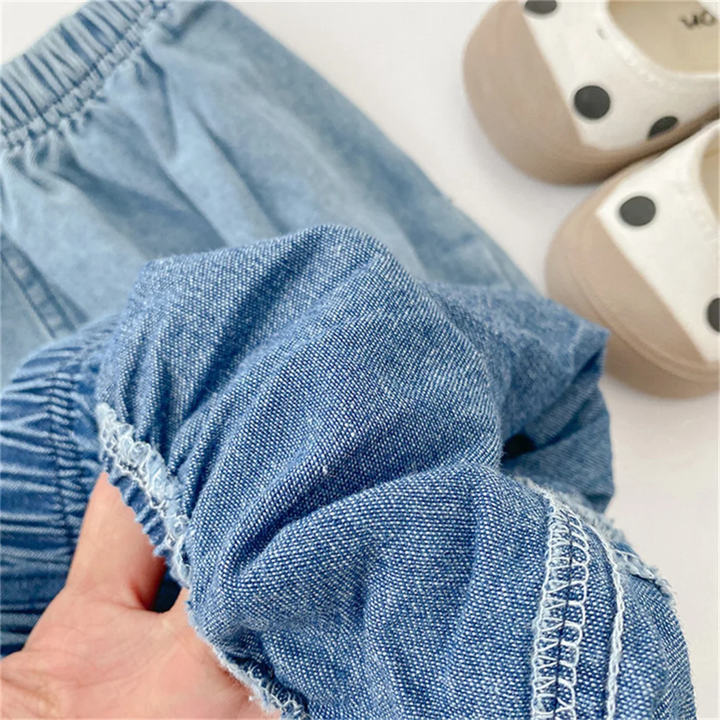 Sommer Baby Mädchen Denim Zünder Nette Taschen Junge Baumwolle Shorts Kleinkind Kinder Weiche Atmungsaktive Windel Abdeckung Kind Kurze Jeans Hosen