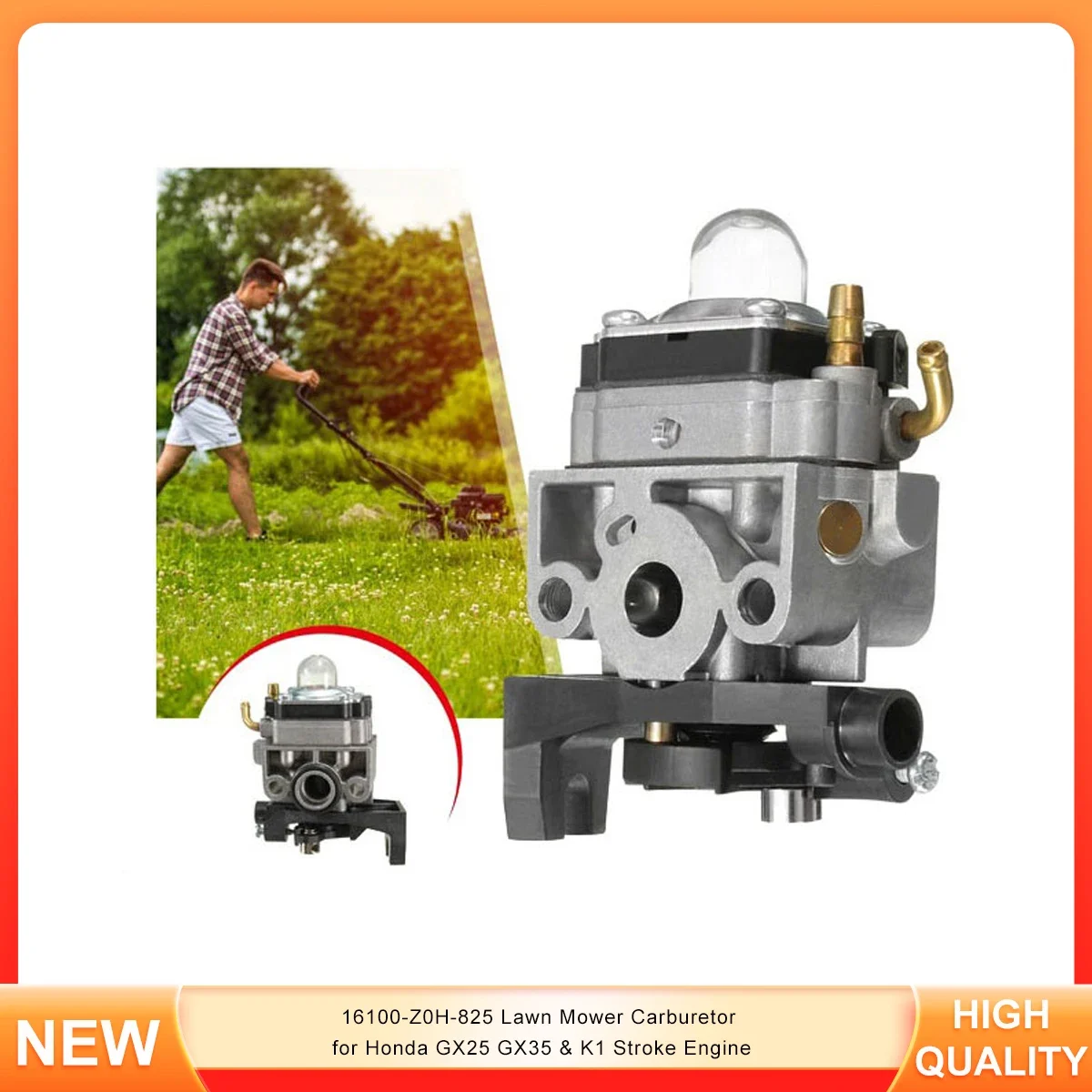 

16100-Z0H-825 Lawn Mower Carburetor for Honda GX25 GX35 & K1 Stroke Engine