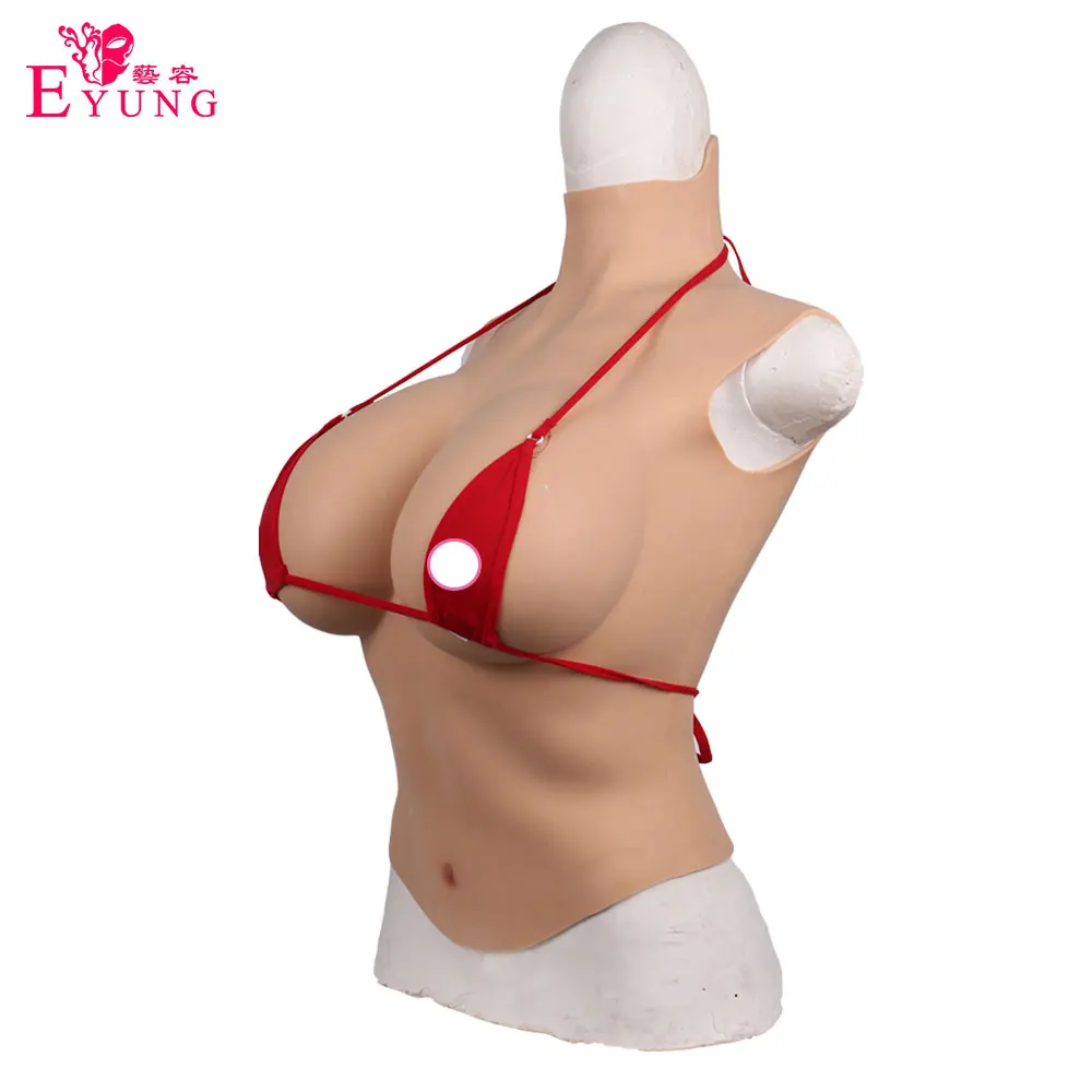 Eyung Liquid Silicone Filled Breast Forms Huge Big Boobs Tit For Crossdressing Transgender Cosplay Male to Female Boobs Sexcospy