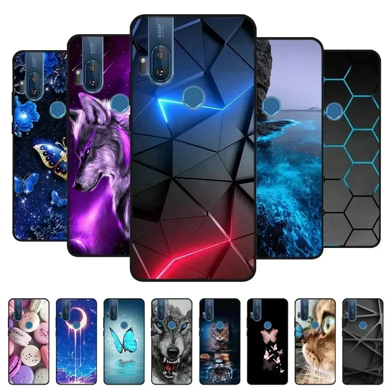 Voor Moto Een Hyper Case Zachte Siliconen Tpu Telefoon Case Voor Motorola Moto Een Hyper Case Fundas Cover Voor Moto Een Hyper Cover 6.5"