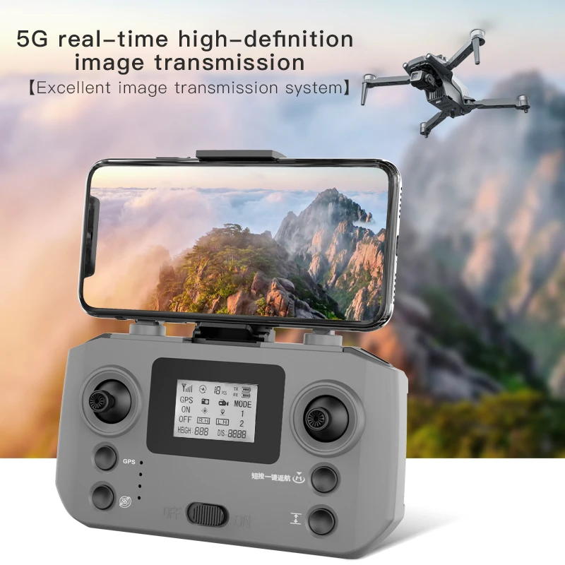 L600 PRO MAX Drone 4K Professional HD Dual Camera Obstacle Avoidance Brushless Quadcopter 3-axis Gimbal GPS Dron