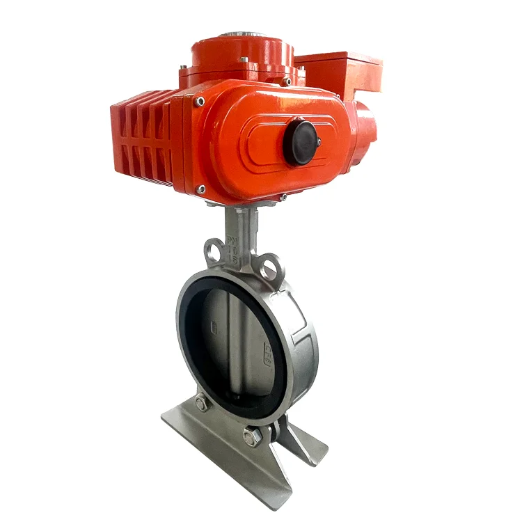 

High Quality Stainless Steel Electric AC220V Crystal Wafer Butterfly Valve ANSI 150LB JIS 10k PN10-16 PTFE EPDM Rubber 304 316