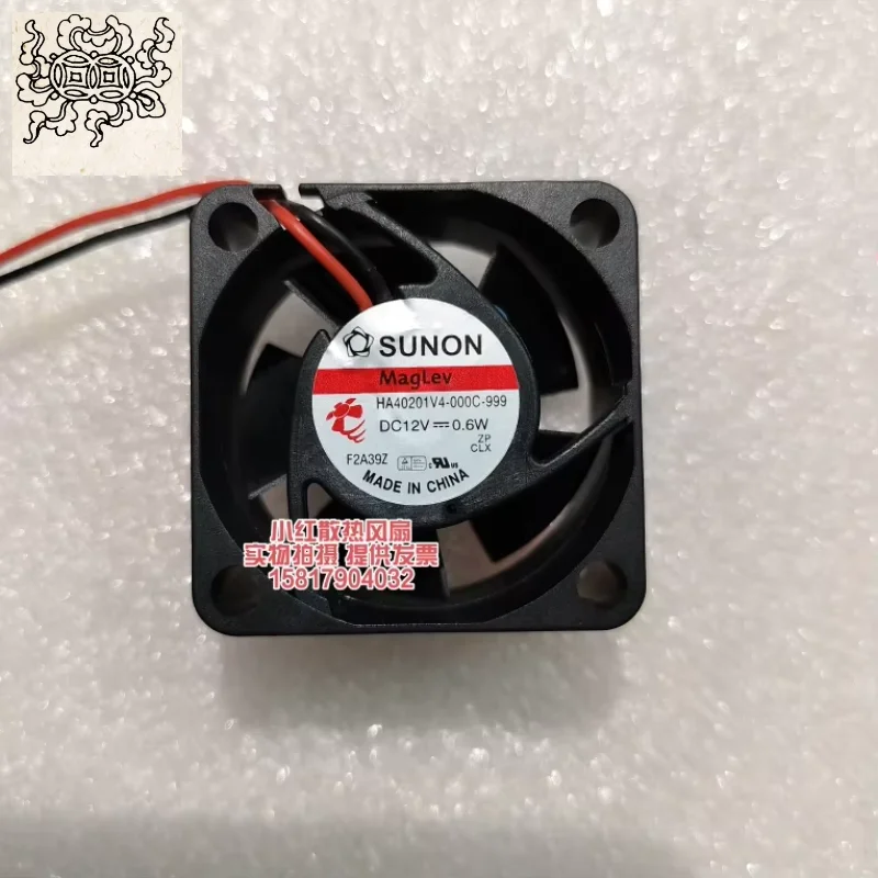 

Ltsf For SUNON HA40201V4-000C-999 DC 12V 0.60W 40x40x20mm 2-Wire Server Cooling Fan