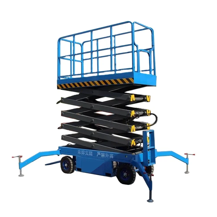 

4-16m Movable Scissors Lifter Hydraulic Mobile Scissor Lift for Aerial Work