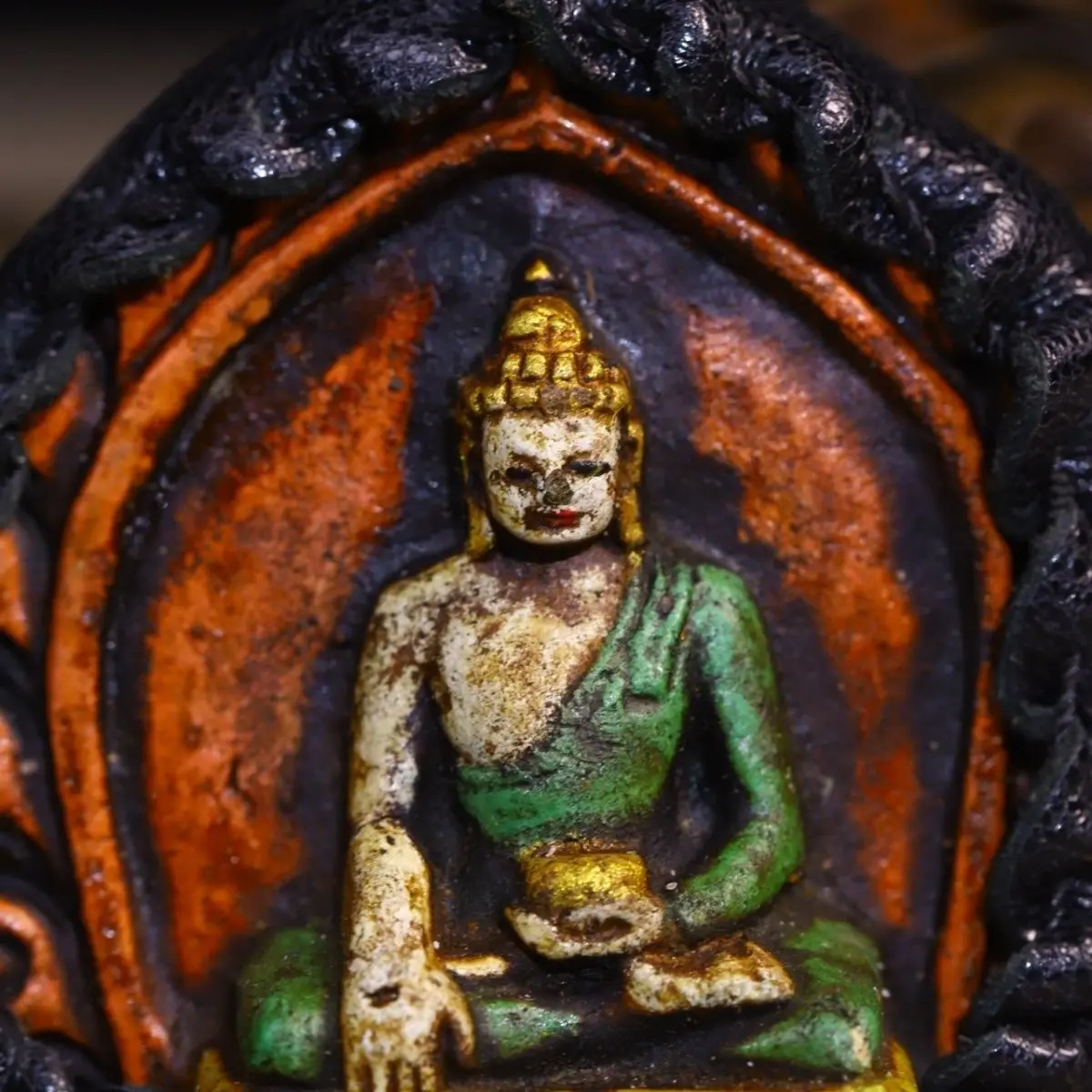 Tibetan Tathagata buddha amulet Statue Sculpture Figurine Home Decoration Accessories