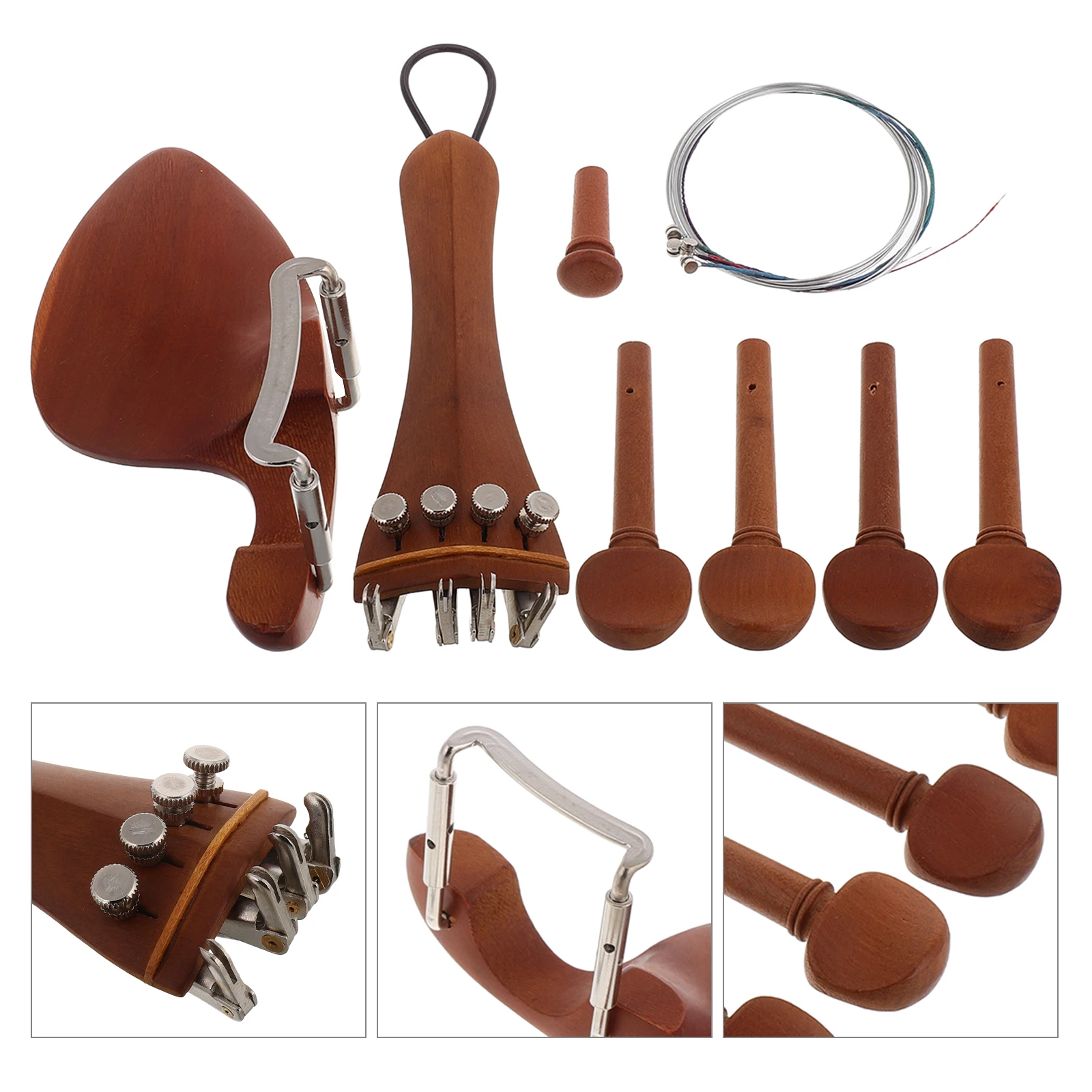 

Violin Accessories Fiddle Parts Chin Rest Forehead Support Cello Tuning Pegs The Strings