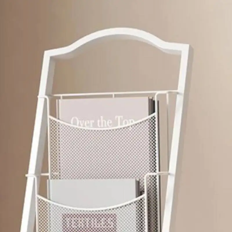 Furniture Office Magazine Racks Ladder Shelf Storage Modern Magazine Racks Living Room Metal Furniture Стенд Для Журнала MHSNJ