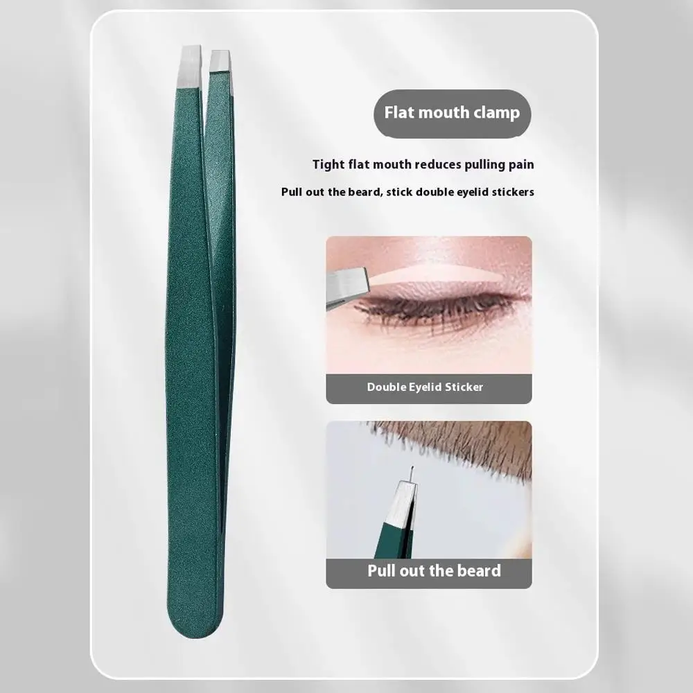 Stainless Steel 2/4Pc Eyebrow Tweezer Set Precise Facial Hair Remover Professional Eyelash Clip Multifunction Beauty Makeup Tool
