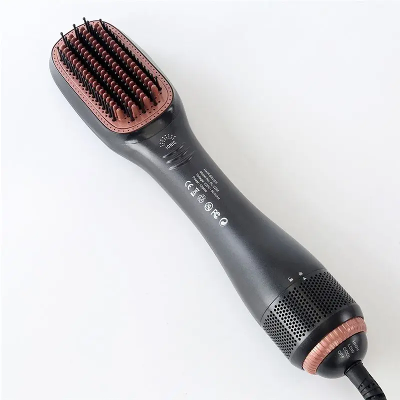 [NEW!N92R】 Electric 3 In 1 Hair Dryer Hot Air Comb Hair Comb Hair Dryer Comb Curling Iron Hair Tools