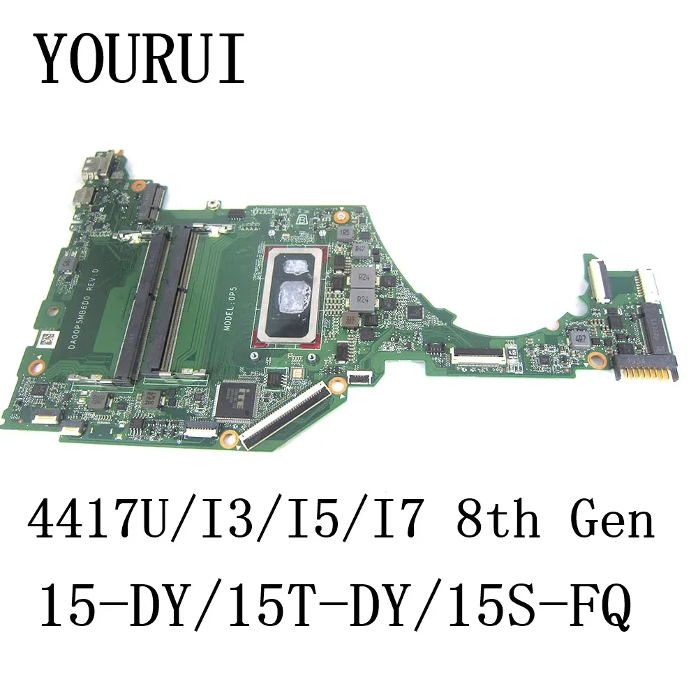 

DA00P5MB6D0 для HP 15-DY 15T-DY 15S-FQ TPN-Q222, материнская плата для ноутбука с процессором 4417u/i3/i5/i7, тест материнской платы 8-го поколения, хороший