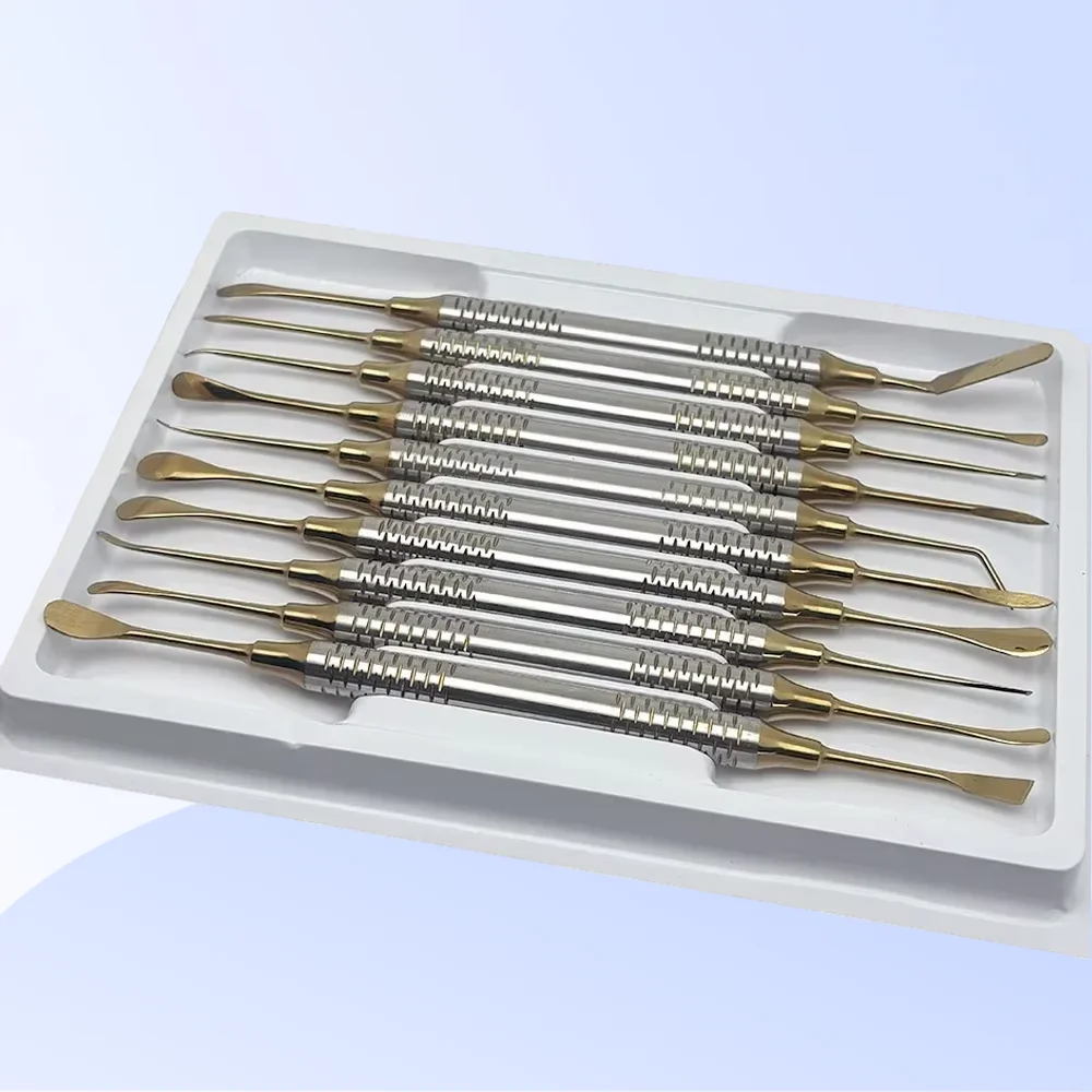 

10 шт., зубной имплантат, периостальный лифт-сепаратор, инструмент для разветвления перисталя, стоматологический набор для наполнения композитной смолой, инструмент