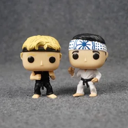 10cm cartoon The Karate Kid action figure doll hard PVC kids collection Daniel LaRusso model toy