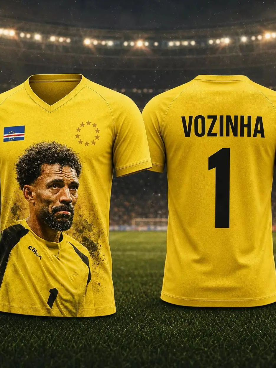 AliExpress NONE 2026 Cape Verde Vozinha No.1 Goalkeeper Football Jersey Summer Sports Men's T-Shirt Kid's Clothing Tee Woman Cycling Jersey ﻿