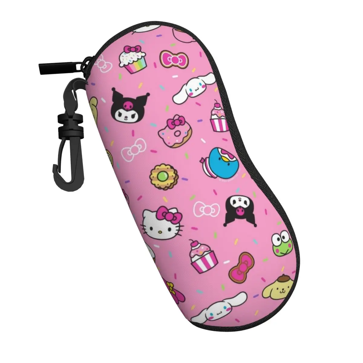 Hello Kitty Soft Shell Ultra-Light Eyewear Case - กระเป๋าใส่แว่นตาป้องกันรอยขีดข่วนและประหยัดพื้นที่สําหรับการผจญภัยกลางแจ้ง