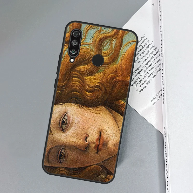 Art Painting Birth Of Venus For Huawei Nova Y90 Y70 Y60 Y61 5T 9 10 SE 3i 7i 8i P Smart P20 P60 Pro P40 P30 Lite Case