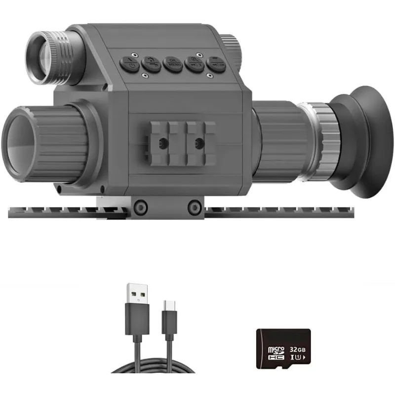 

M5 Digital 1080P Day & Night Vision Rifle Scope Hunting Monocular Camera with 850 or 940nm IR (M5-50-IR940-GP)