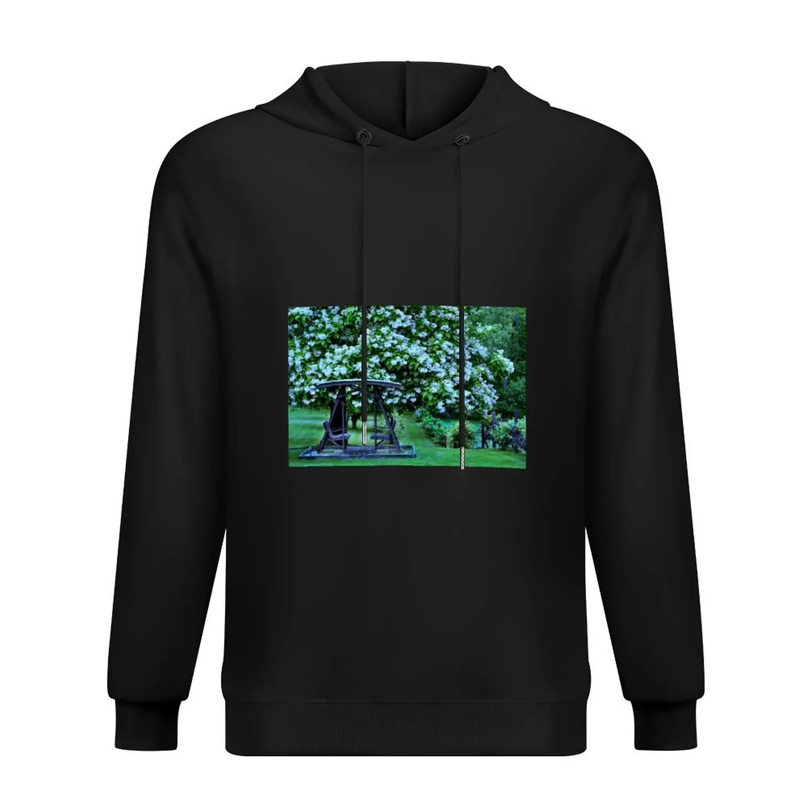

Catalpa tree in bloom Hoodie men's clothes clothes for men mens clothes korean autumn hoodie for men