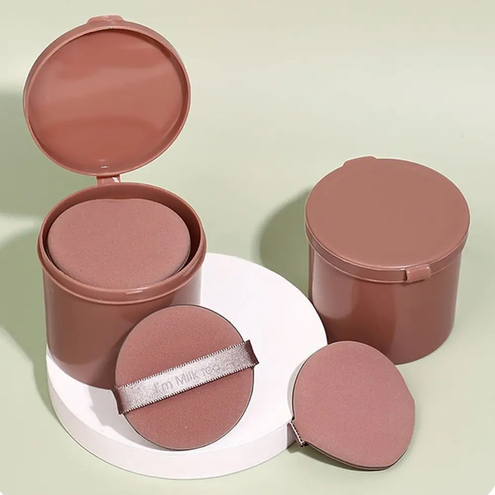 Éponge de maquillage bouffante cosmétique Double face fraise mignonne pour femmes