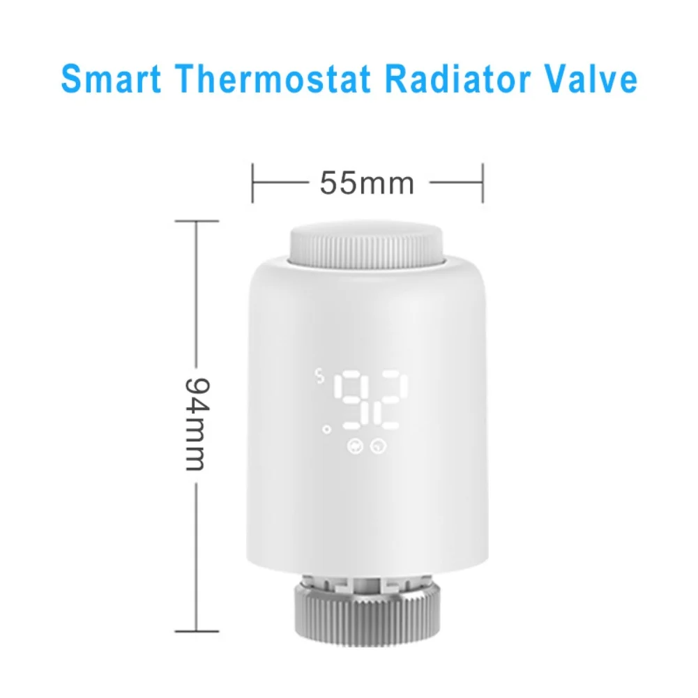 

Smart Radiator Valve Programmable Radiator Controller Precise Temperature Accuracy -10 -50 Home Temperature Control