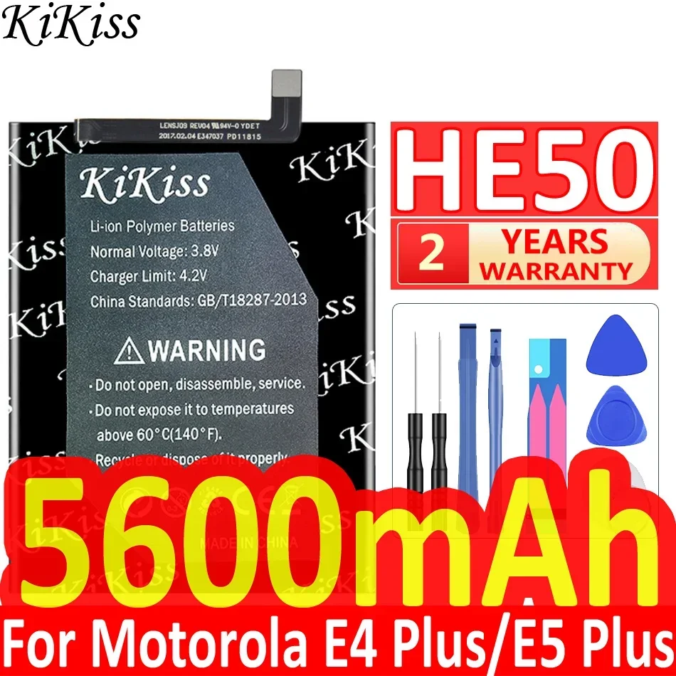 KiKiss Battery For Motorola MOTO E 2020 2ND Gen 2E/E4 Plus E4Plus/E5 Plus Play E5Plus E5Play/E7/Edge Plus XT2063-3 batteries