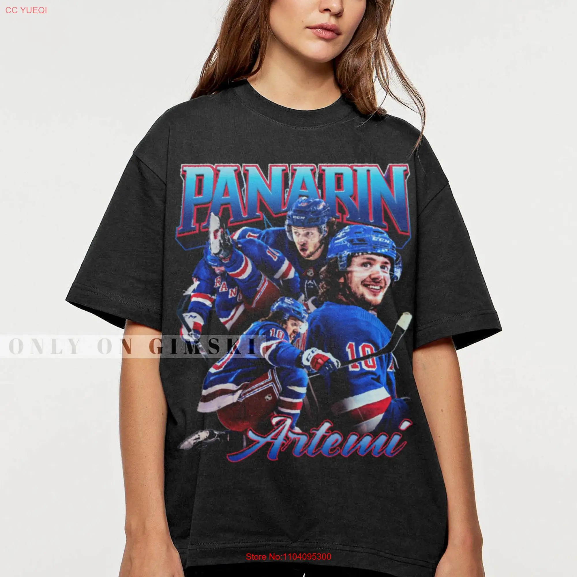 Artemi Panarin T Shirt Vintage Bootleg Retro SweaT For Women and Man GSK63 long or short sleeves