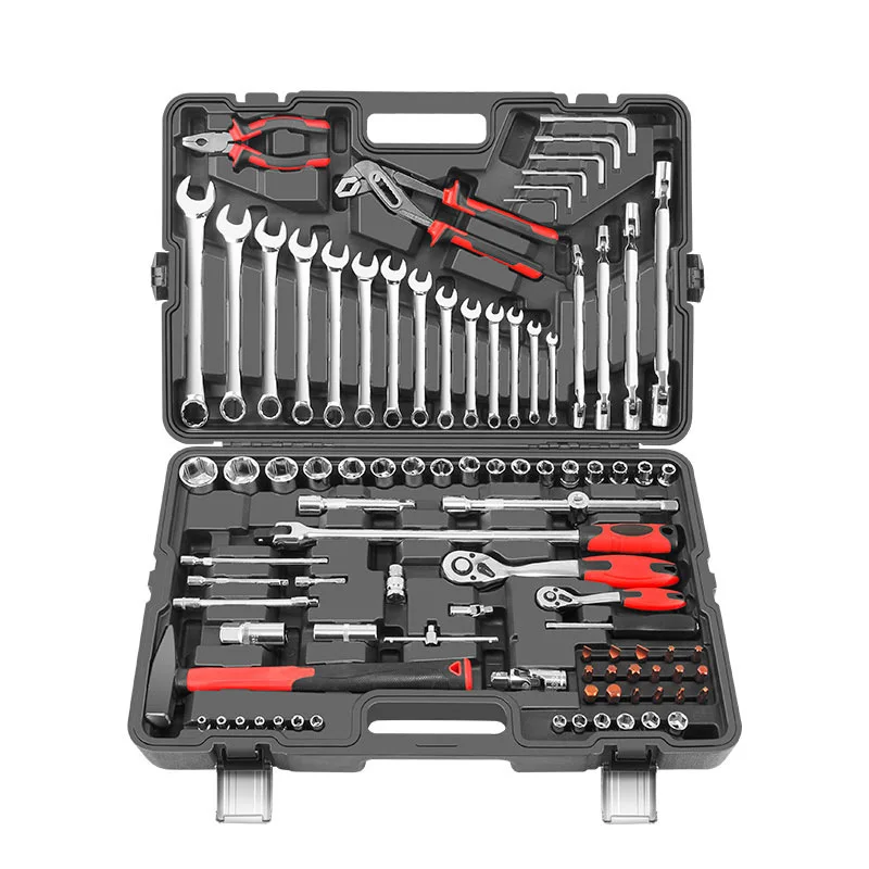 

Wrench full set of 92 pieces tool sleeve wrench ratchet wrench hexagon combination