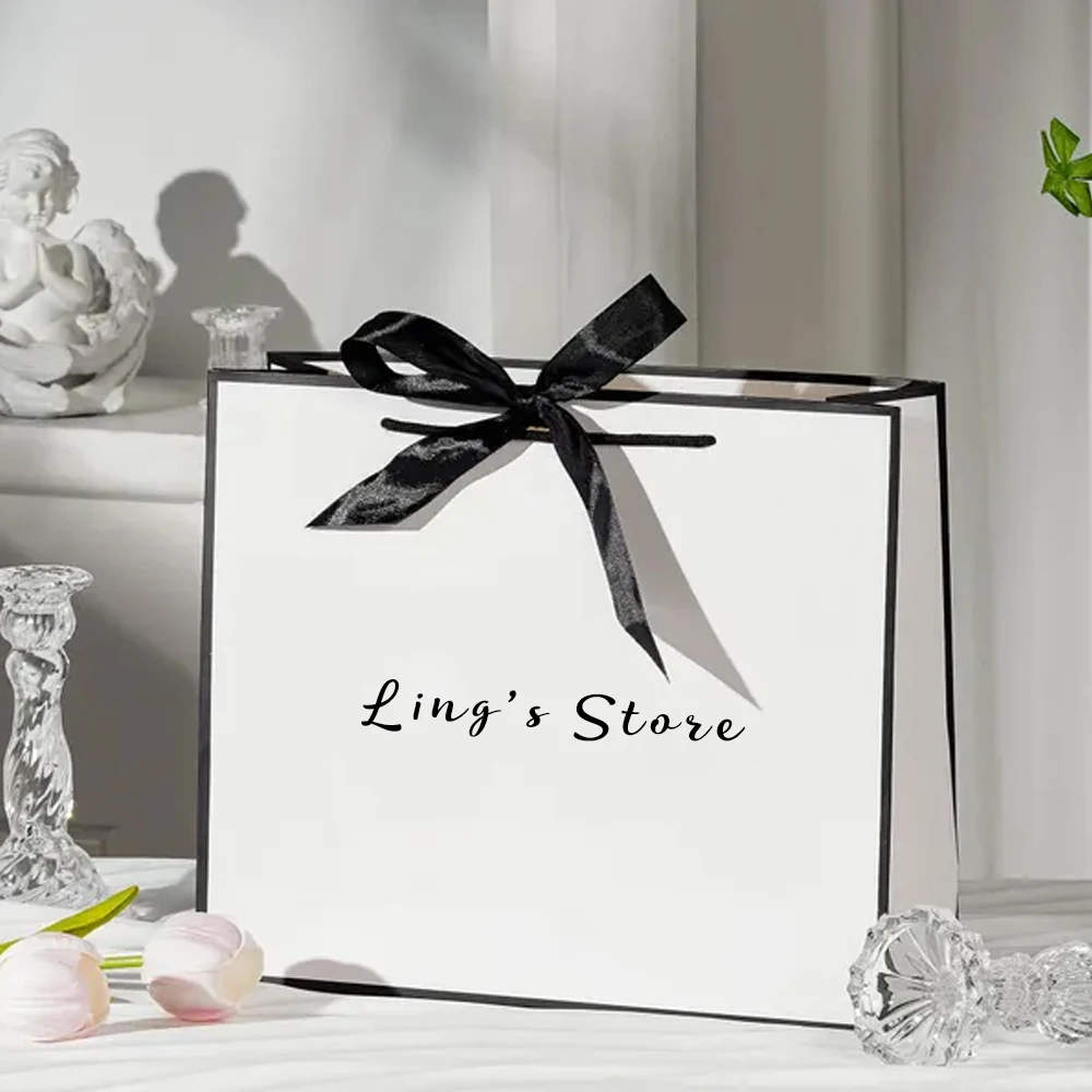 

100 шт. персонализированная свадебная подарочная сумка, упаковка для ювелирных изделий подружки невесты с золотым галстуком-бабочкой, сумка для покупок, дорожная косметичка из ткани