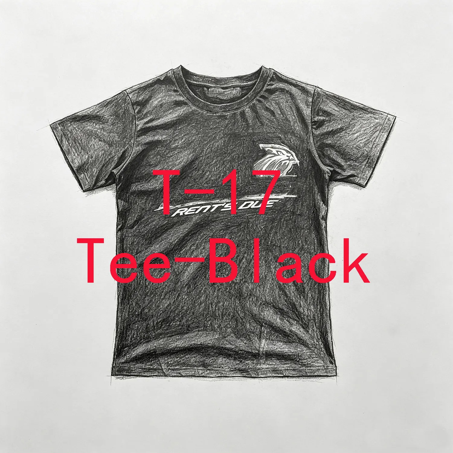 T-17 Unisex Cotton Short Sleeve Tee Jogger T-shirt Streetwear Hoodie Tracksuit Top Men Women Comfortable Casual Clothing Shirt