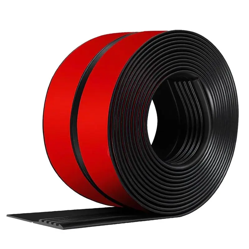 AT63-Stair Edge Protector Rubber Edging Guard Trim Self Adhesive For Outdoor Indoor Black