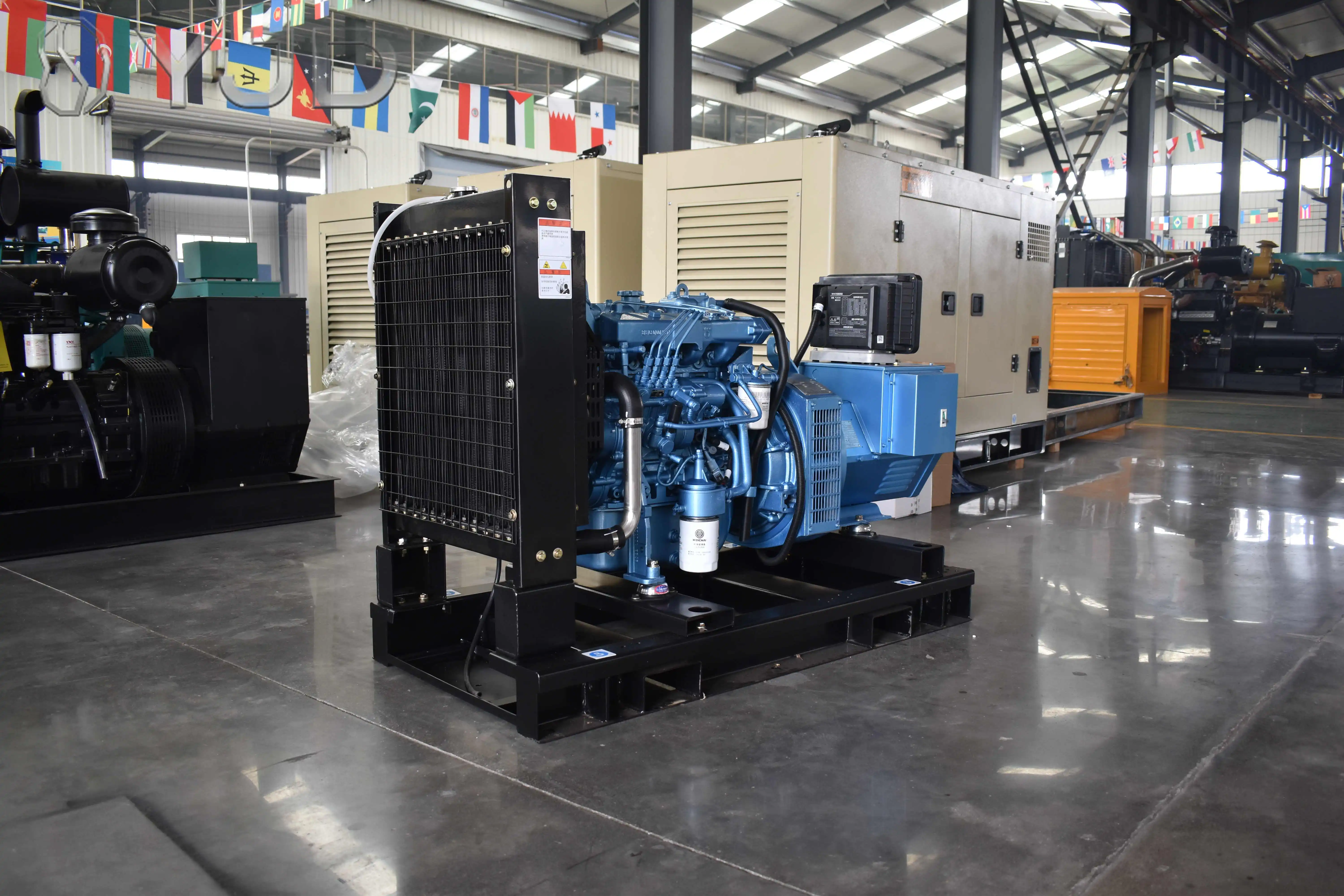 High Quality 40KW 50/60Hz Open Diesel Generator Auto Start Diesel Generator Set