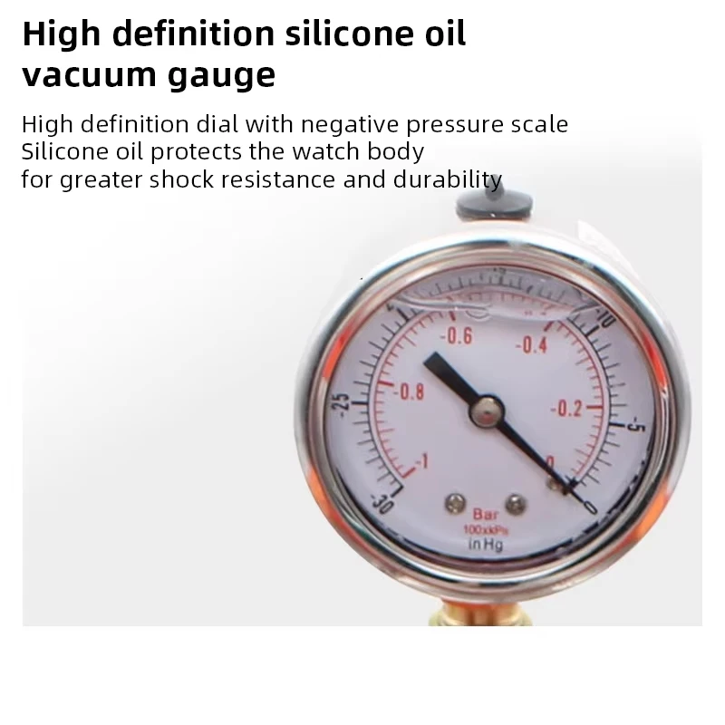 مكنسة من الفولاذ المقاوم للصدأ غرفة التفريغ 3L فراغ إزالة الرغوة برميل لراتنجات السيليكون AB لاصق 20x13 سنتيمتر غطاء أكريليك #4