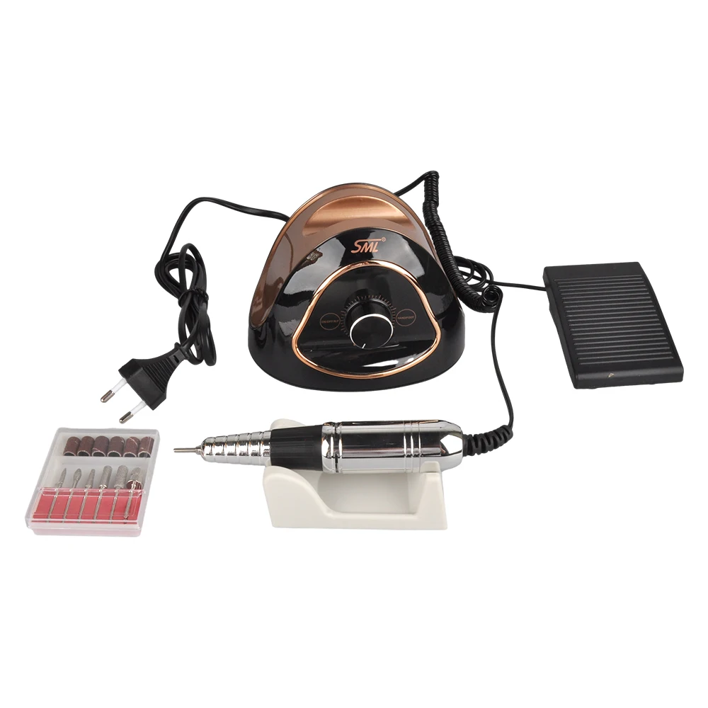 45000RPM Professional Manicure Drill Machine Electric Nail Lathe Sander File for Gel Nails Polishing Home Manicure Salon Tools