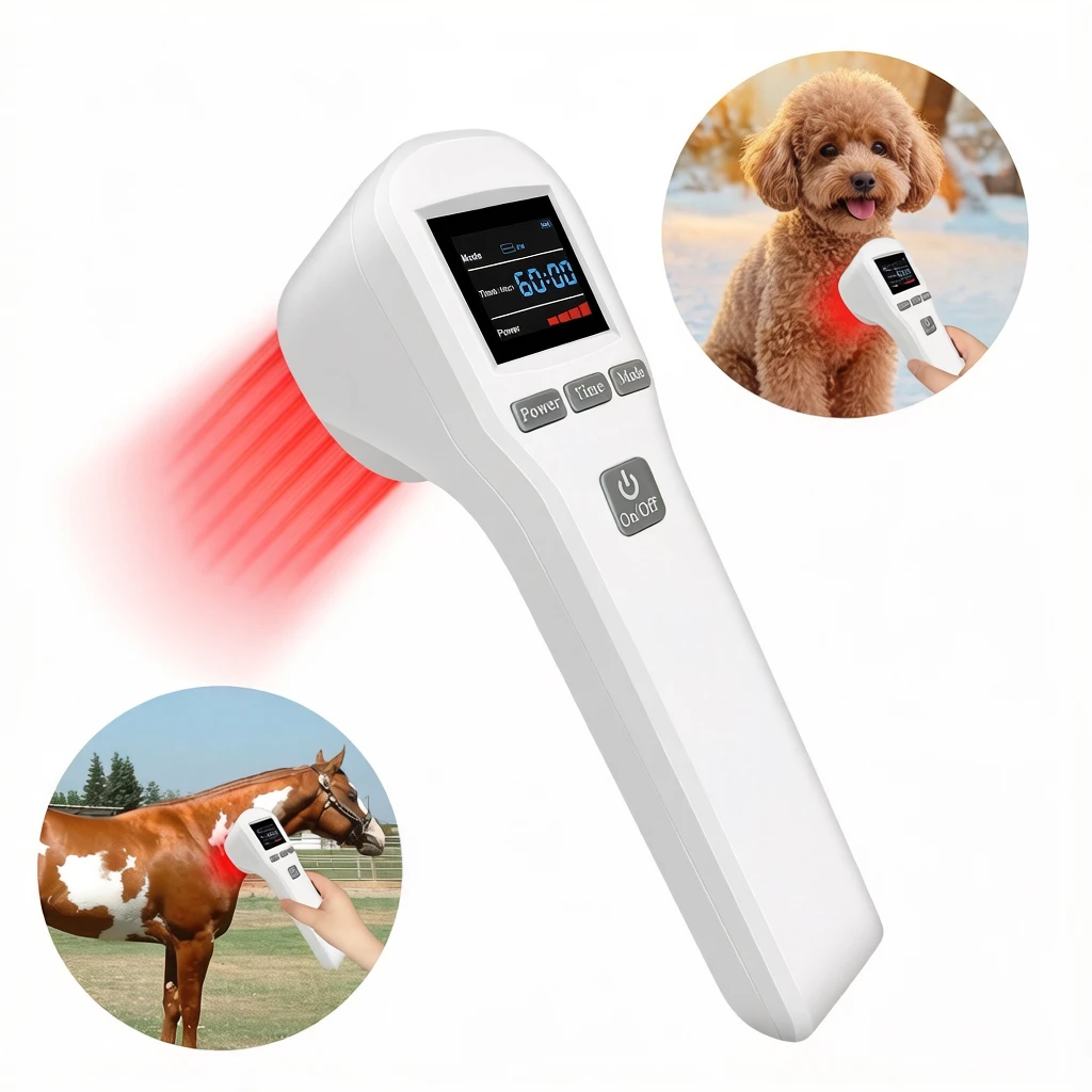 NEW2026Advanced 880mW PBM Laser and Red Laser Healing Light Therapy Machine for Horses Muscle Pain Strain Lower Back Treatment