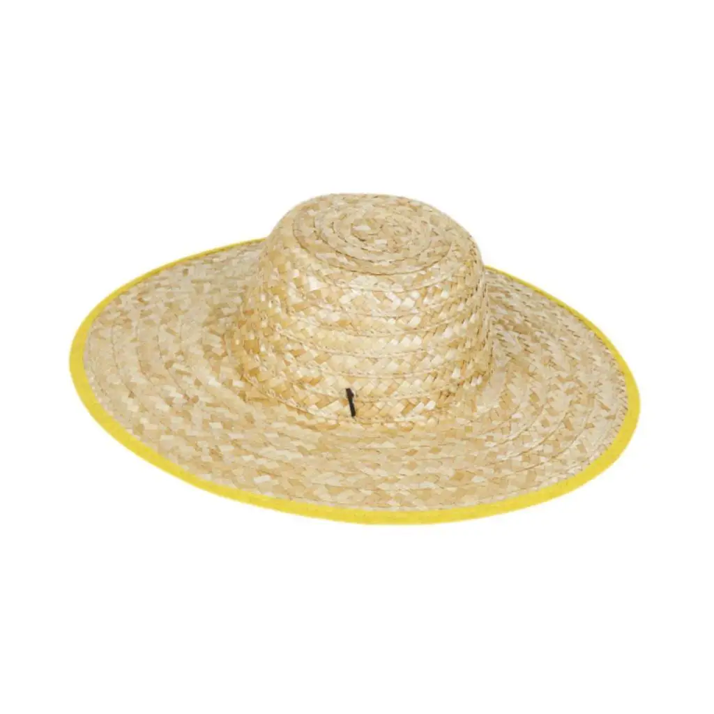 Straw Labor Sun Protection Hat Functional Multipurpose with Wind Lanyard Breathable for Camping Stylish Practical Accessories