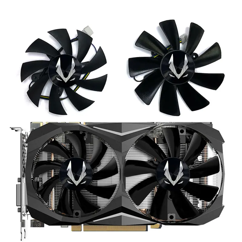 

New 87MM GA92S2H 0.35A 100MM GAA8S2U 0.45A Cooling Fan For ZOTAC GAMING GeForce RTX2070 RTX 2070 OC Mini Video Card Cooler Fan