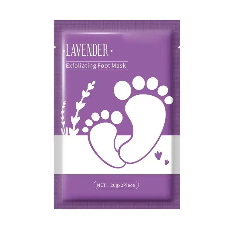 Lavender Exfoliating Feet Mask Exfoliating Foot Peel Mask Socks Pedicure Peeling Dead Skin Remover Peel Moisturizing Feet Mask