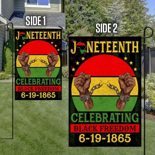 Juneteenth احتفال بعلم الحرية السوداء، علم وطني، ديكور EYY #5