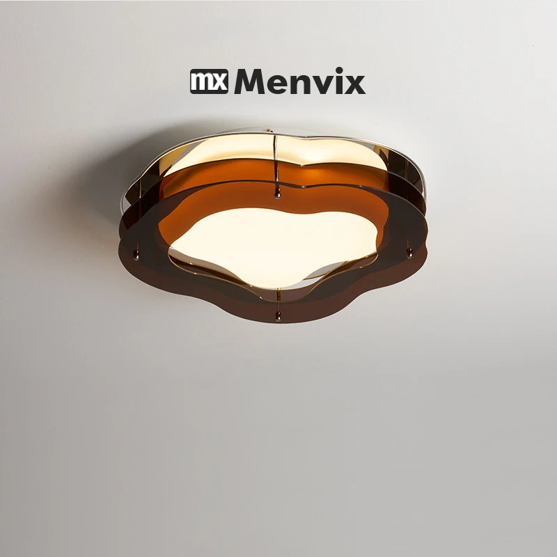 Modern LED Ceiling Lamp for Living Room Lustre Dining Bedroom Study Ceiling Light Nordic Square Ceiling Chandelier Light Fixture