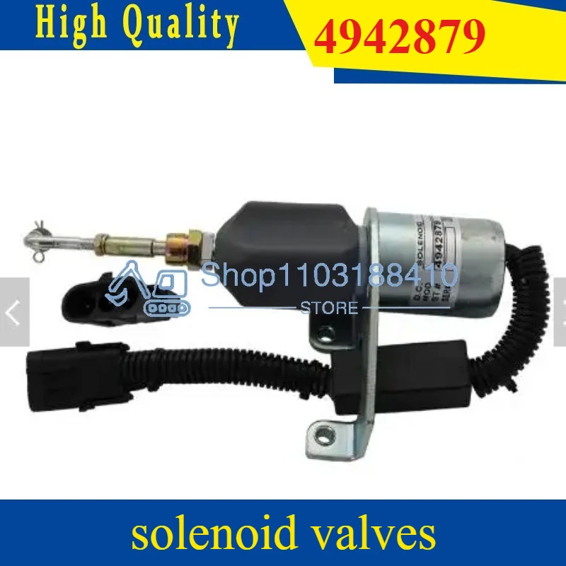 

4942879 Diesel Fuel Shut Off Solenoid Valves for Cummins Fuel Pump Solenoid 5295567 5301701 4942879 Cutoff Flameout Switch