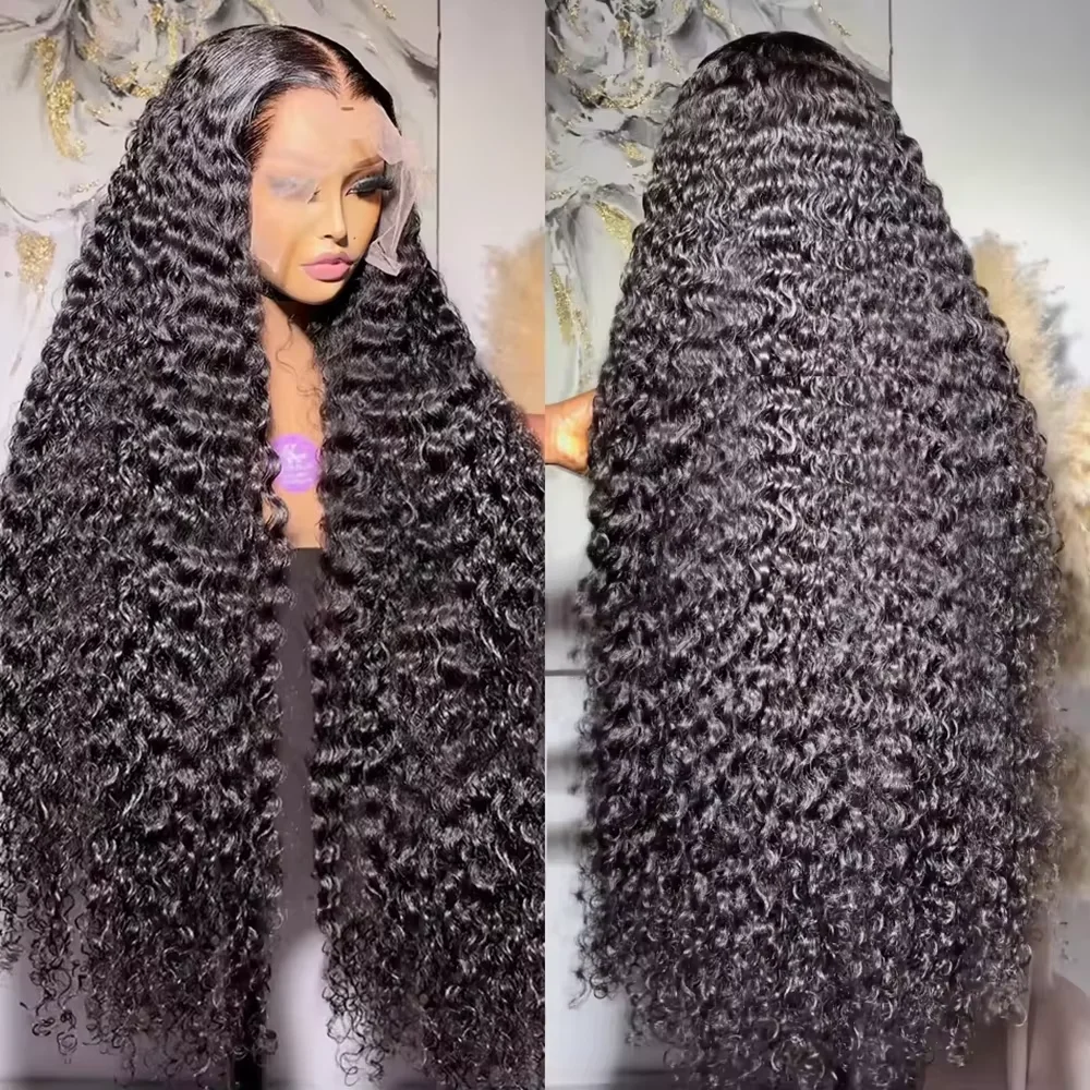 

Deep Wave Frontal Wigs 13x6 Hd Lace Human Hair Wigs Preplucked Brazilian Hair Wigs 250 Density High Density Lace Wigs