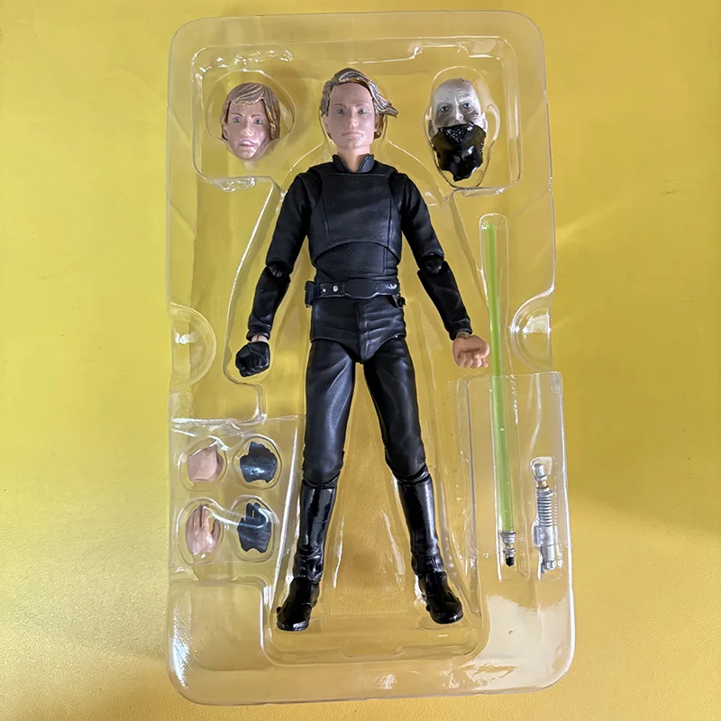 SHF Figur Luke Skywalker Actionfiguren Anime Spielzeug Star Wars Serie Figur Modell Puppe Geschenk 15 cm – Detail 4