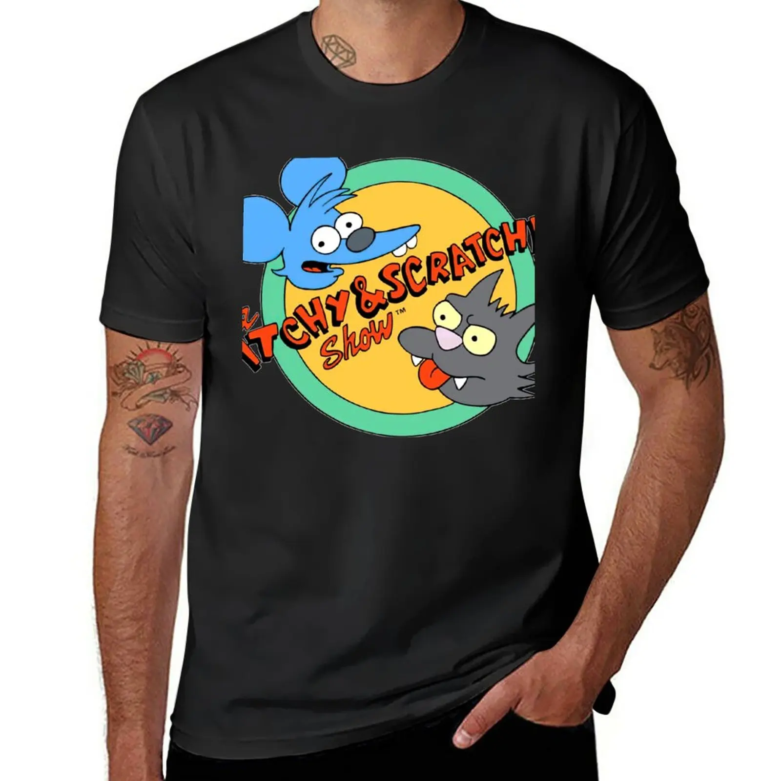 New The Itchy and scratchy Cartoons T-Shirt sublime t shirt kawaii clothes boys white t shirts mens t shirt graphic