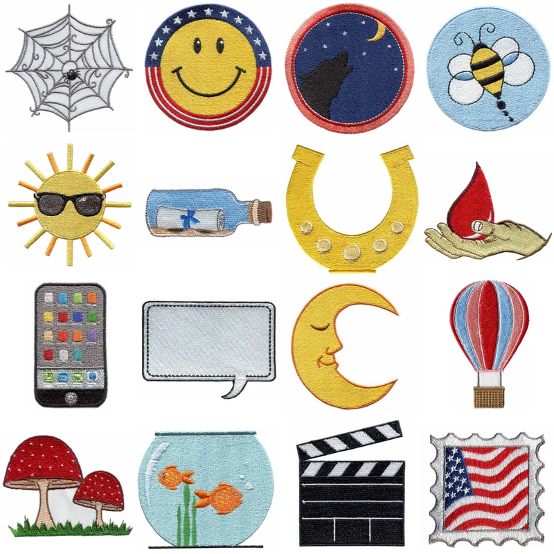 In Stock Decorative Patches for Garments, Hats, Trousers, Bags & Accessories