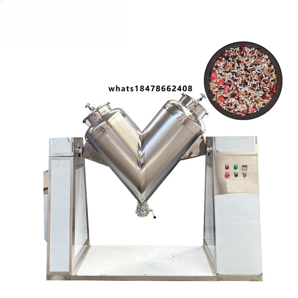 Industrial Corn Powder Coriander Color Powder Cocoa Coffee Powder Mixing Blender Machine for Factory Use