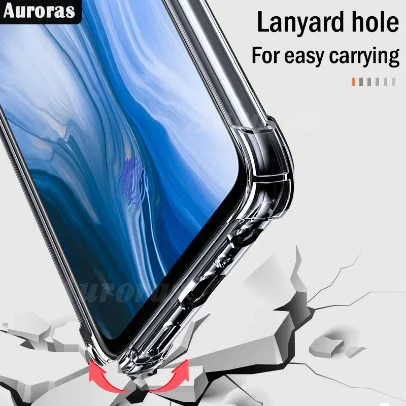 For Honor Magic6 Pro 5G Case Transparent Airbag Shockproof Silicone Soft Shell For Honor Magic 7 Lite Pro 6 5 Pro Cover Fundas