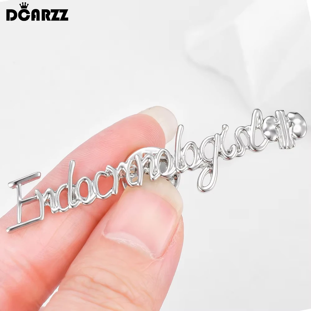 

DCARZZ Endocrinologist Signature Brooch Pin Medical Endocrinology Creative Medicine Jewelry Lapel Badge Charm Gifts