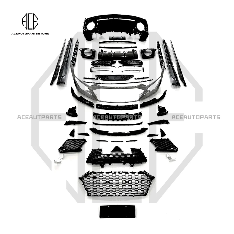 R8 upgrade to new style full set matches body kit for R8 old to new car body kits parts